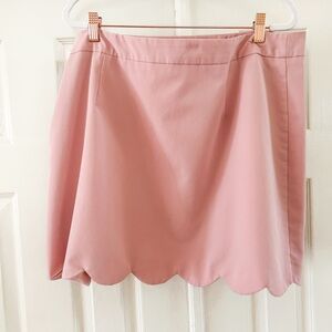 ASOS pink scallop skirt